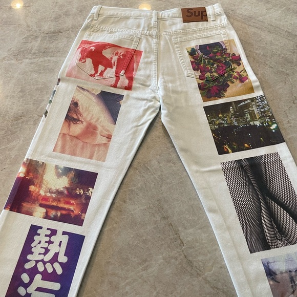 Supreme Daidō Moriyama Regular Jeans in White - Picture 4 of 7